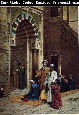 unknow artist Arab or Arabic people and life. Orientalism oil paintings 594